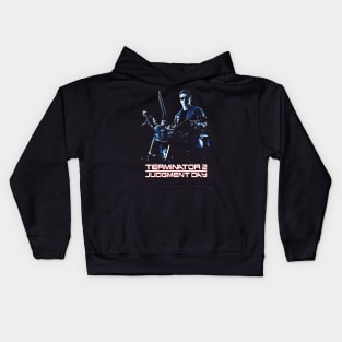 The Man Of The Future Terminators Juogment Day Kids Hoodie